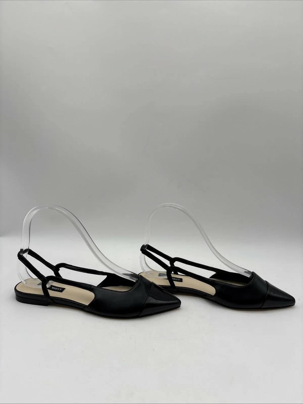 Nine West Women's Babee Flats Black Size 6M - Very Good