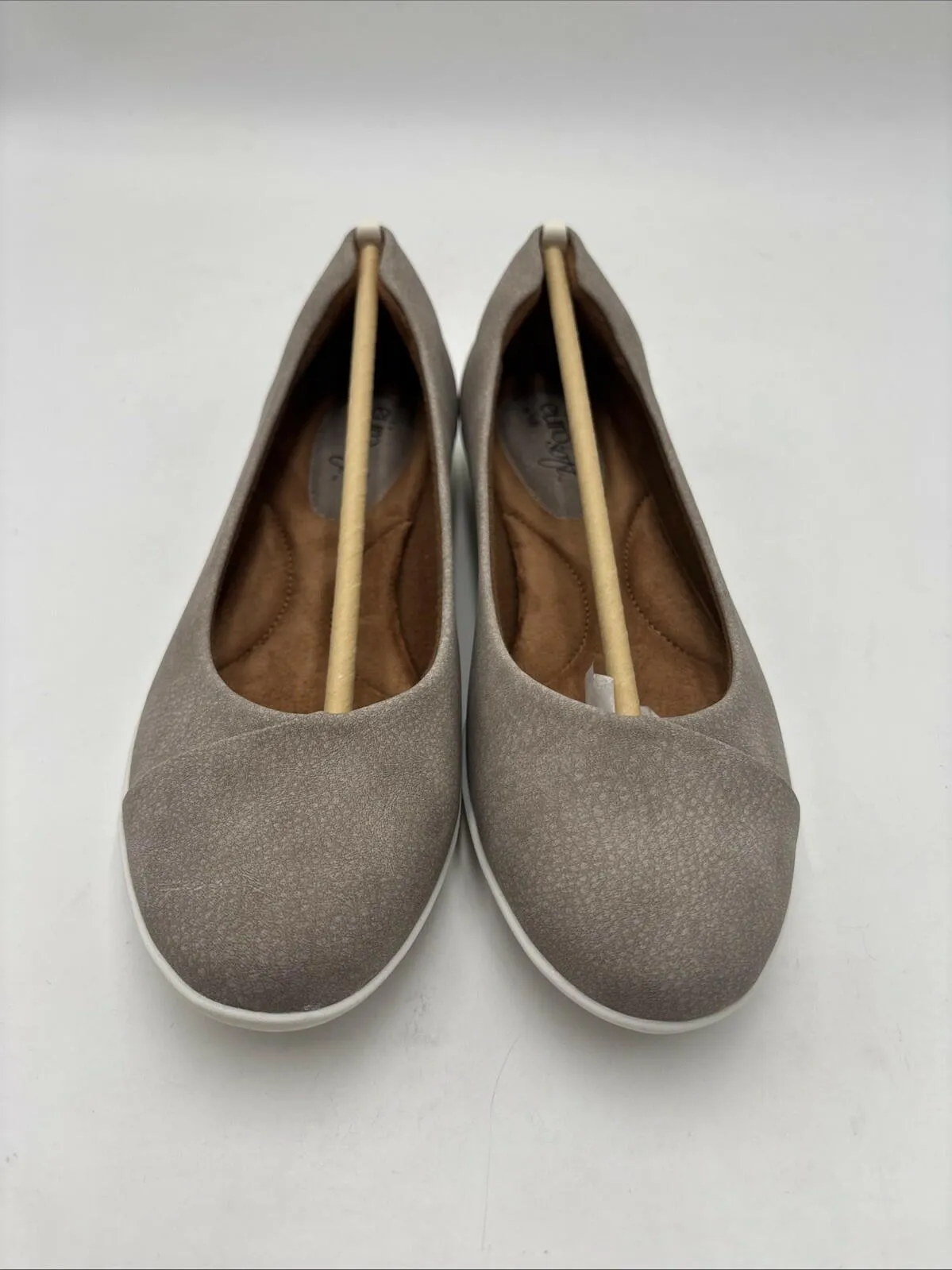 NWOB Eurosoft Women’s Manila Flats Cloudy Nubuck Size 6.5M/37.5