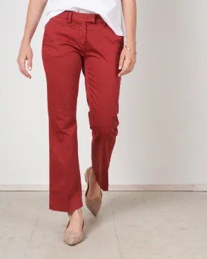 ny trumpet solid pant - red