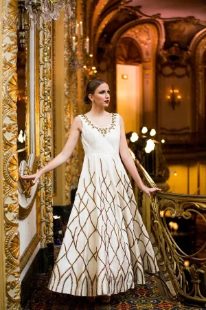 Off-white Gown
