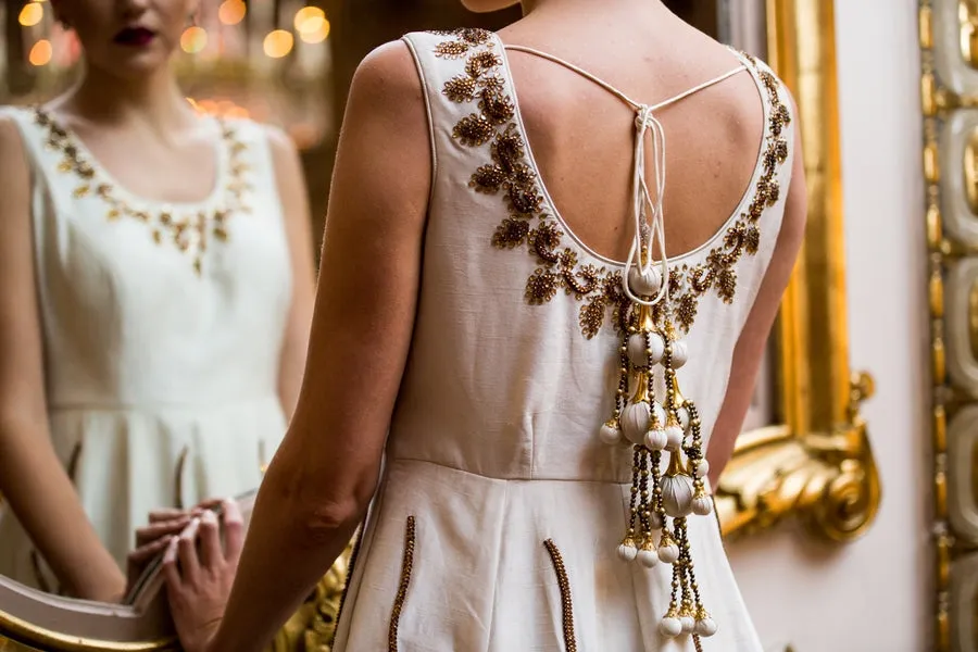 Off-white Gown