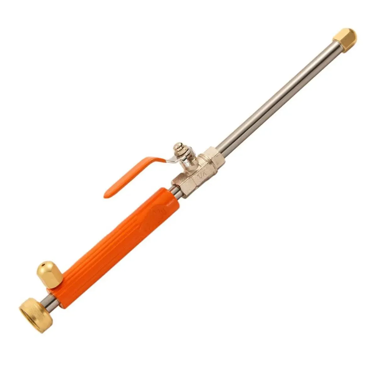 Orange Handle Water Jet Power Washer Pressure Water Nozzle Lance - Garden Hose