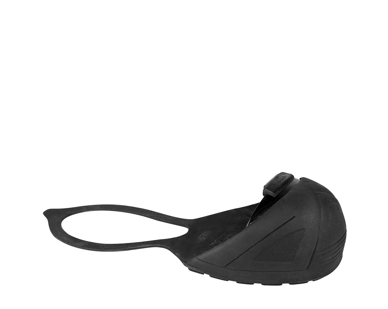 OSH1162-12, STEEL Toe Cap Natural RUBBER Slip On with Back Strap Safety Overshoes (Black) 