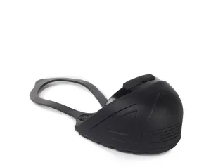OSH1162-12, STEEL Toe Cap Natural RUBBER Slip On with Back Strap Safety Overshoes (Black) 