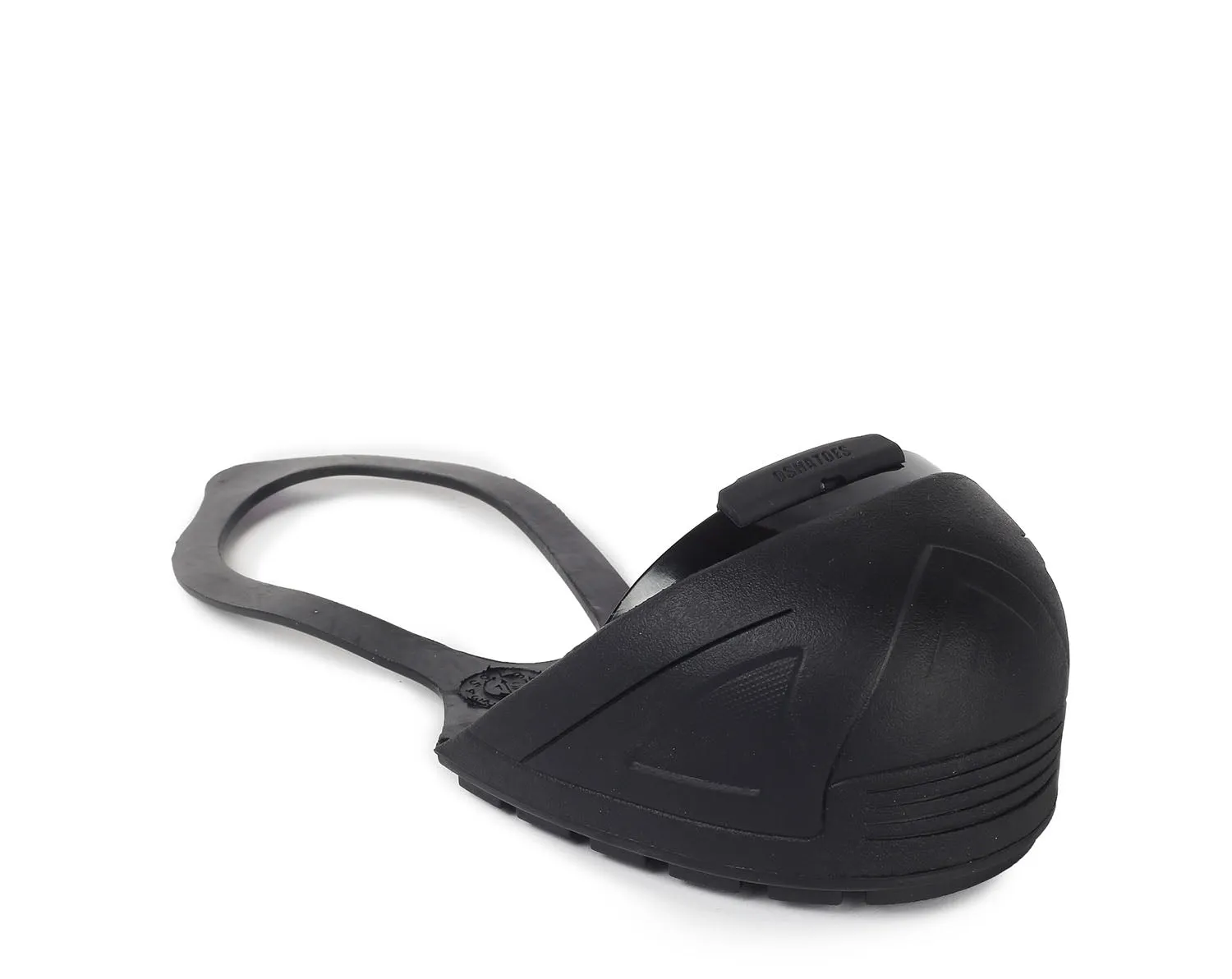 OSH1162-12, STEEL Toe Cap Natural RUBBER Slip On with Back Strap Safety Overshoes (Black) 