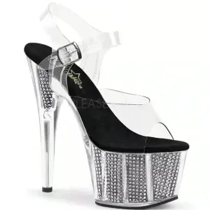 Pleaser SZ 5 Clear Platform high heels
