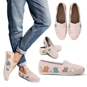 Plump Cat Women's Casual Canvas Shoes