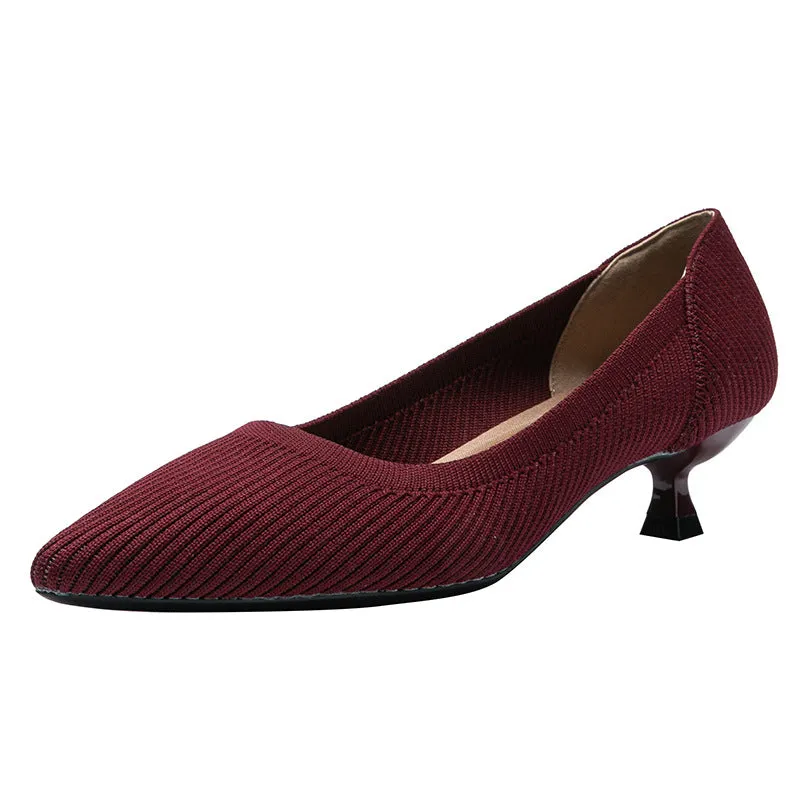Pointed Toe Low Pumps