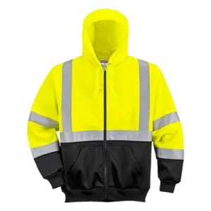 Portwest B315 Hi-Vis Two-Tone Zipped Hoody