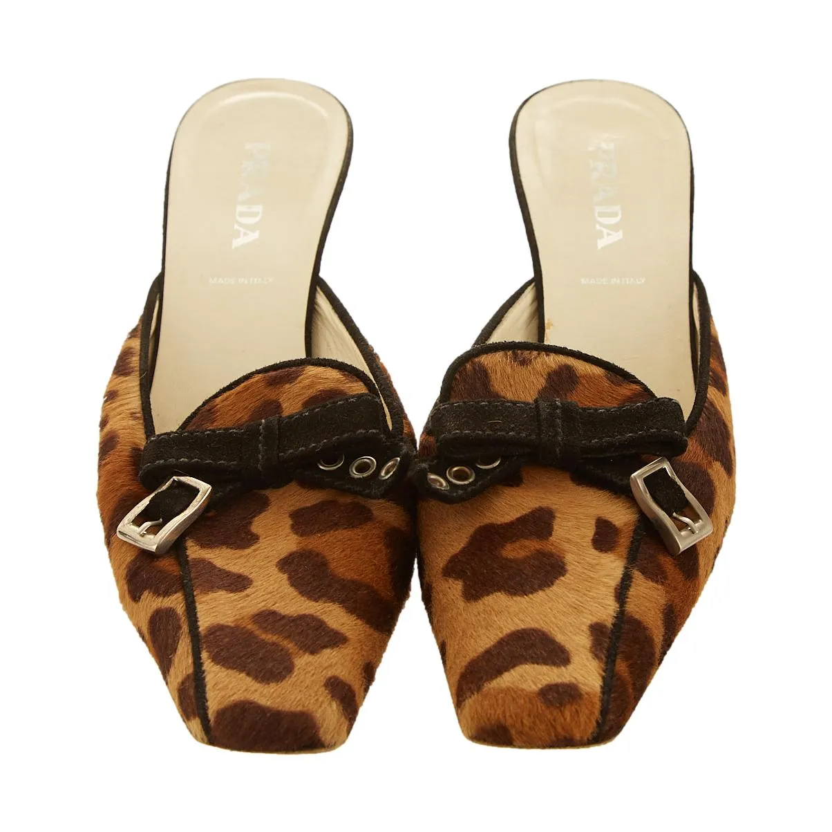 Prada Cheetah Print Kitten Heels