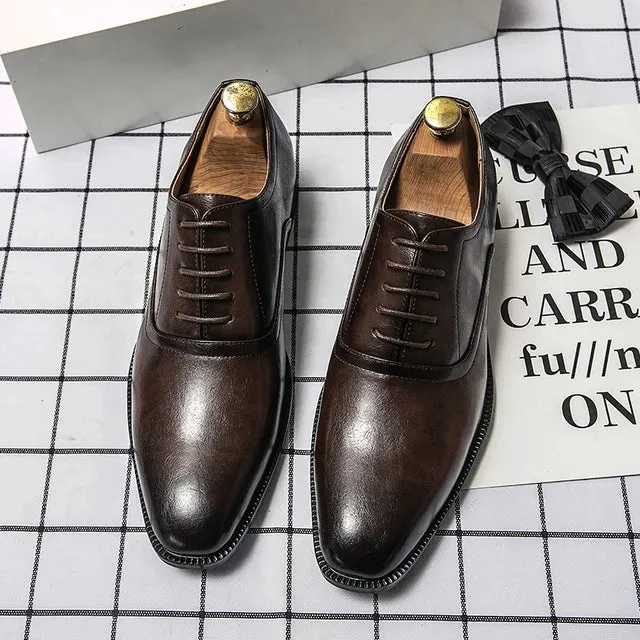 PrestigeMann Elegante Business Lederschuhe
