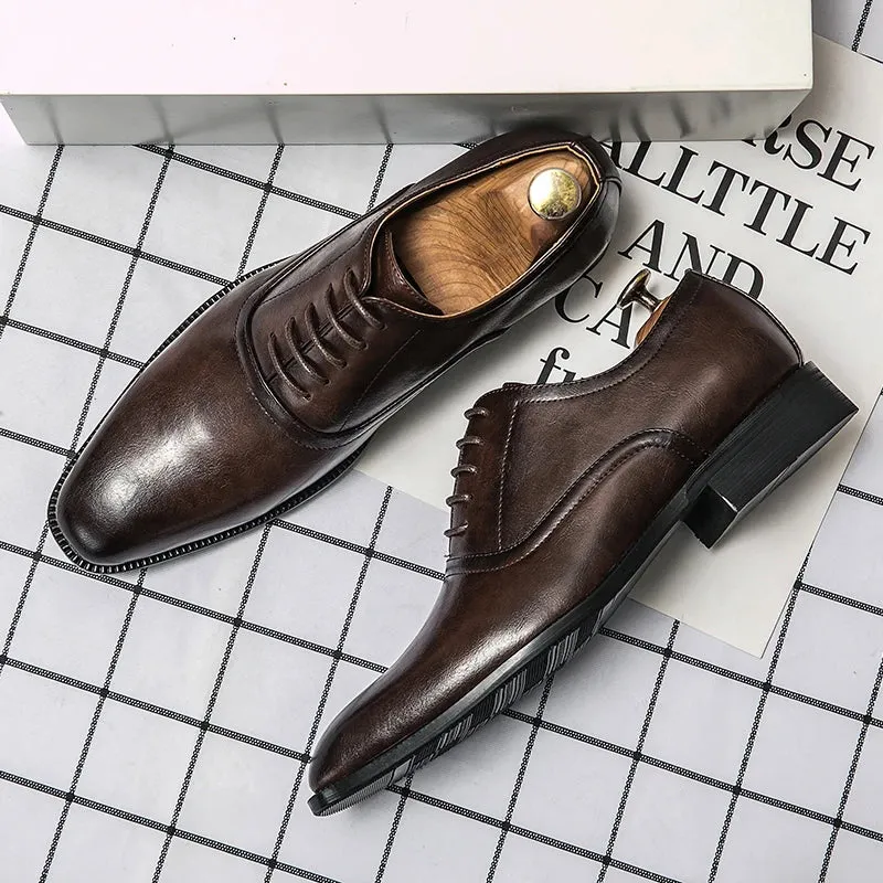 PrestigeMann Elegante Business Lederschuhe