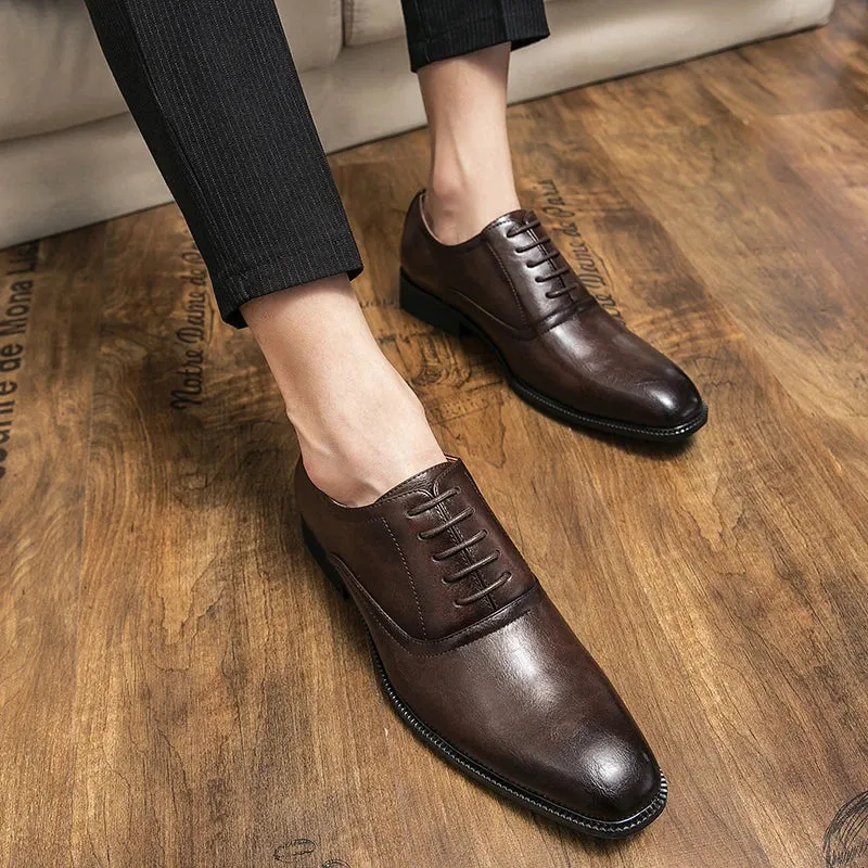 PrestigeMann Elegante Business Lederschuhe