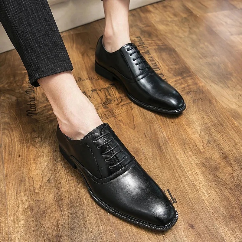 PrestigeMann Elegante Business Lederschuhe
