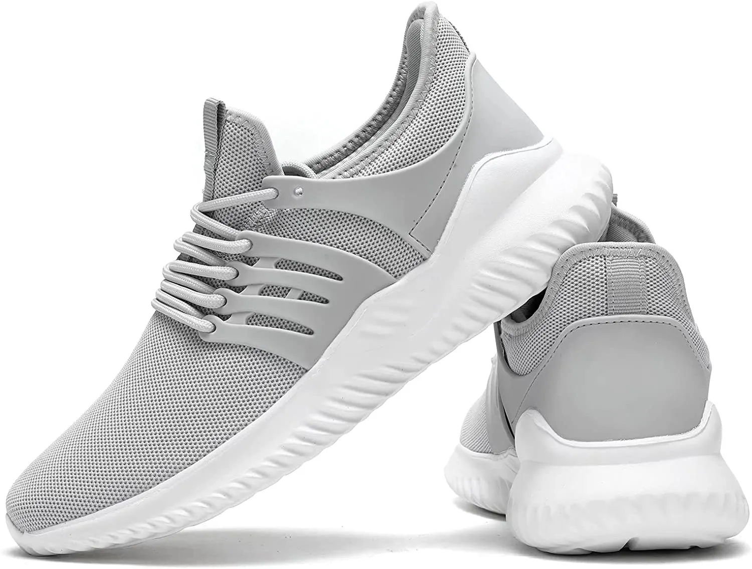 RED LIGHTWEIGHT MESH WORKOUT SHOES