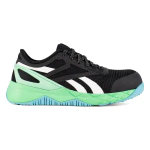 Reebok Womens Nanoflex TR Black/Seafoam Mesh CT Athletic Work Shoes 12 M