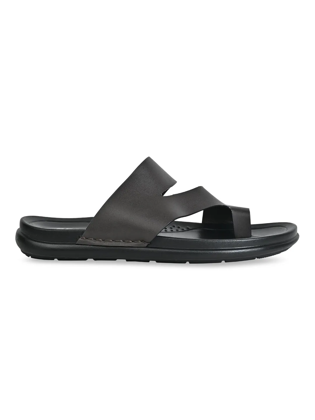 Regal Brown Men Casual Leather Sandals