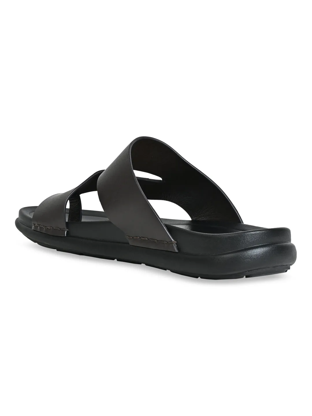 Regal Brown Men Casual Leather Sandals