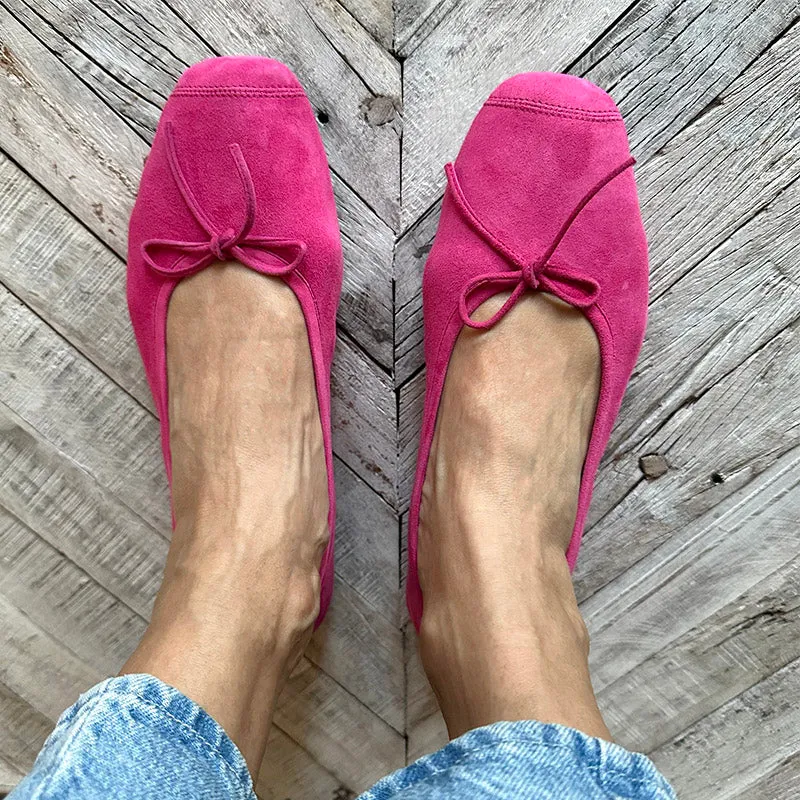 Reqins Harmony Fuchsia Ballet Flats