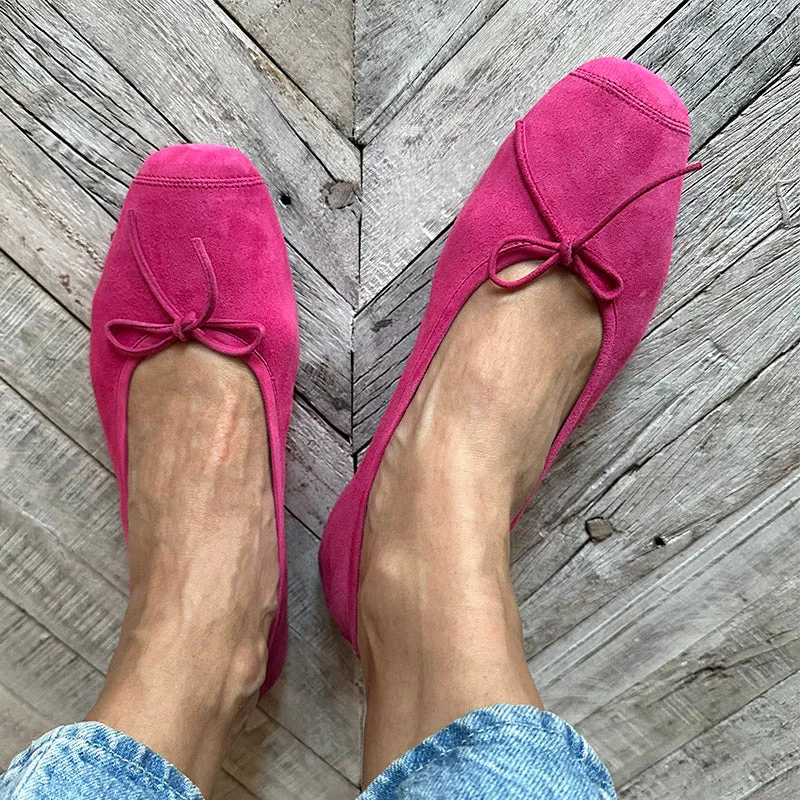 Reqins Harmony Fuchsia Ballet Flats
