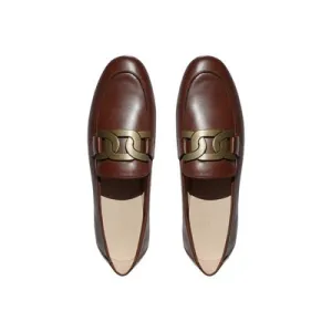 Retro British Style Metal Flat Shoes