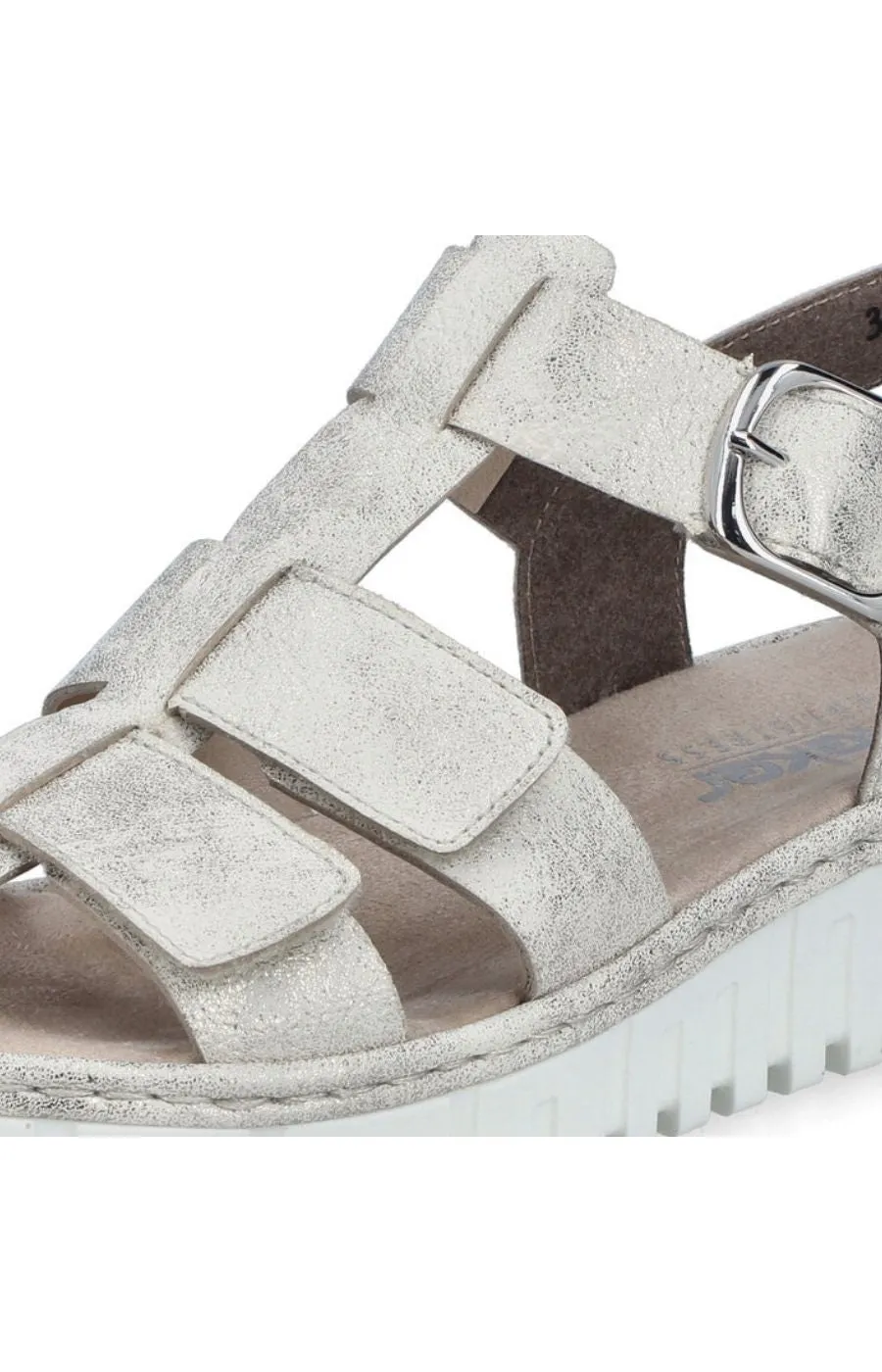 Rieker Metallic Strappy Sandal