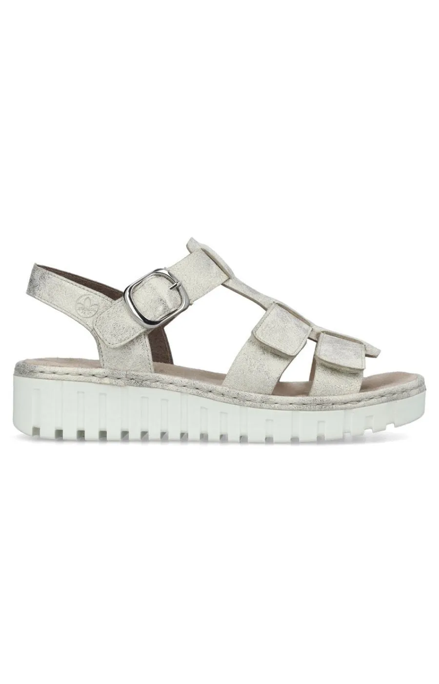 Rieker Metallic Strappy Sandal