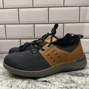 Rockport Works Mens Shoes size 8M Two Tone truFLEX New‎ Composite Toe Oil Slip