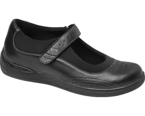 ROSE Black Leather / Black Stretch