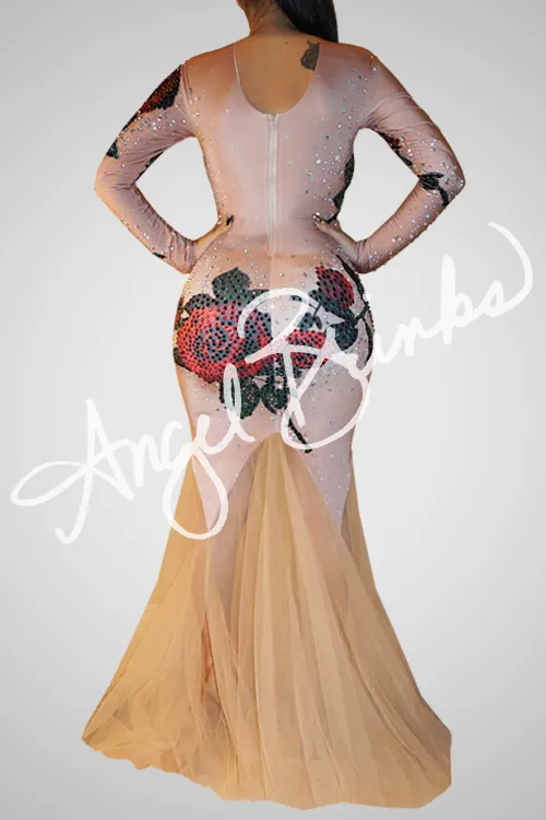 Rose Bloom Dress (Red)