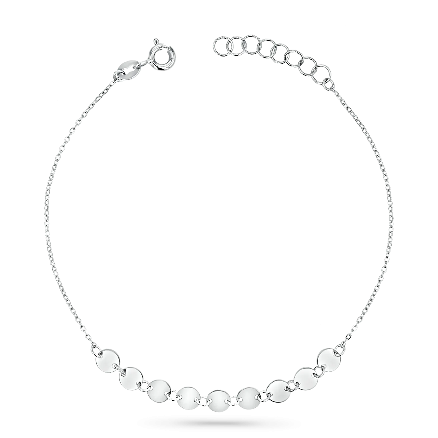 Round Disc Strand Bracelet