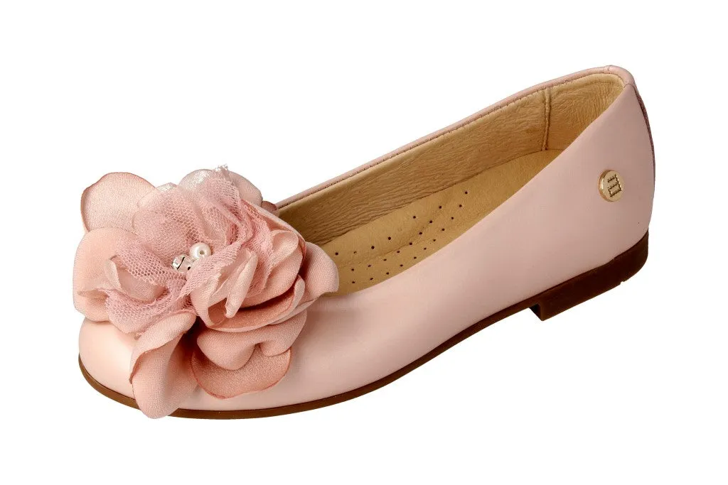 SALE Beautiful White Communion Shoes with a Flower