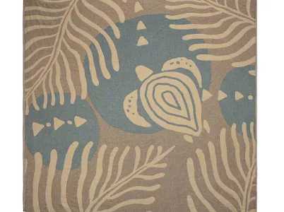 Sand Cloud Towel Coastal Turtle