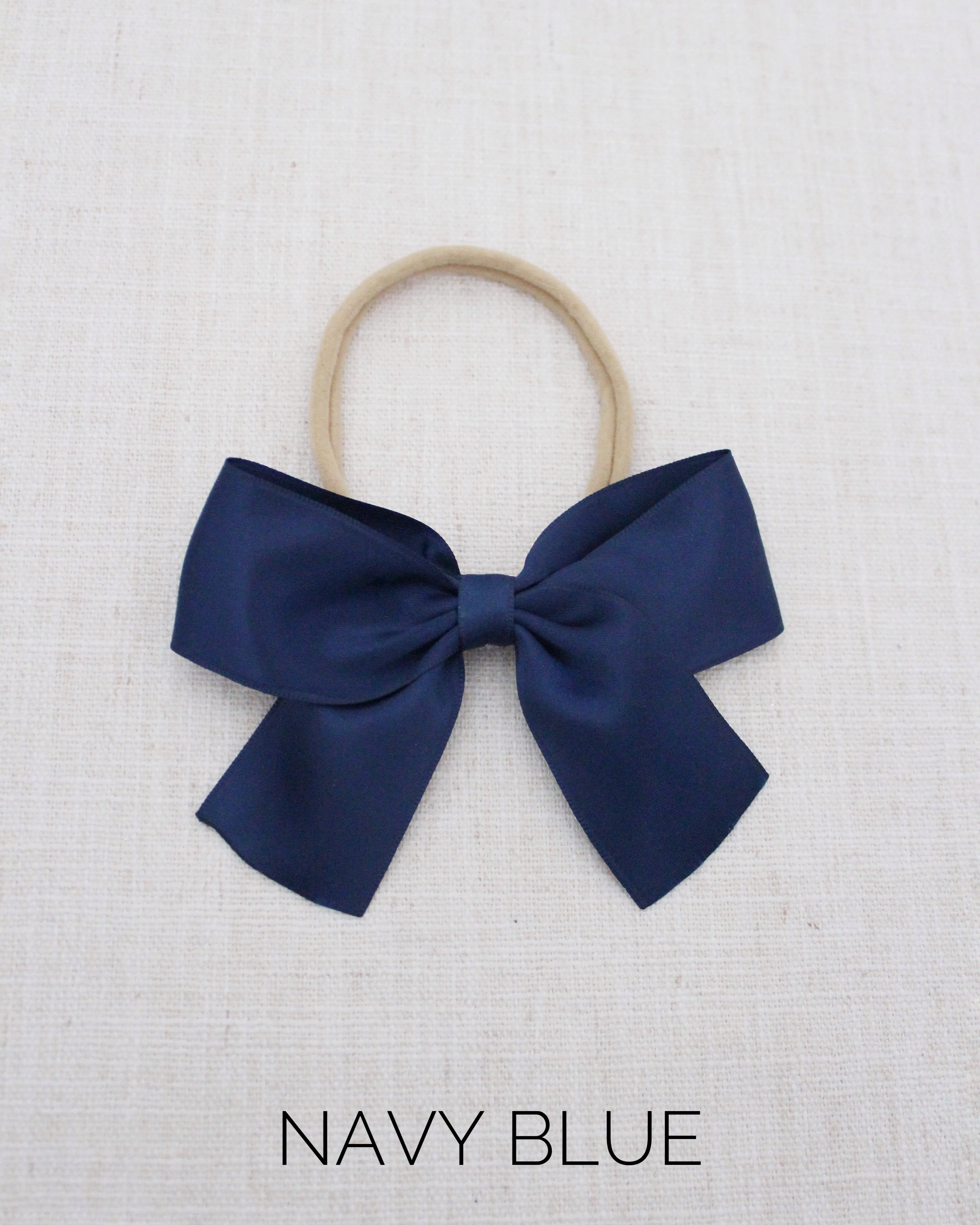 Satin Bow Hair Clips for Girls
