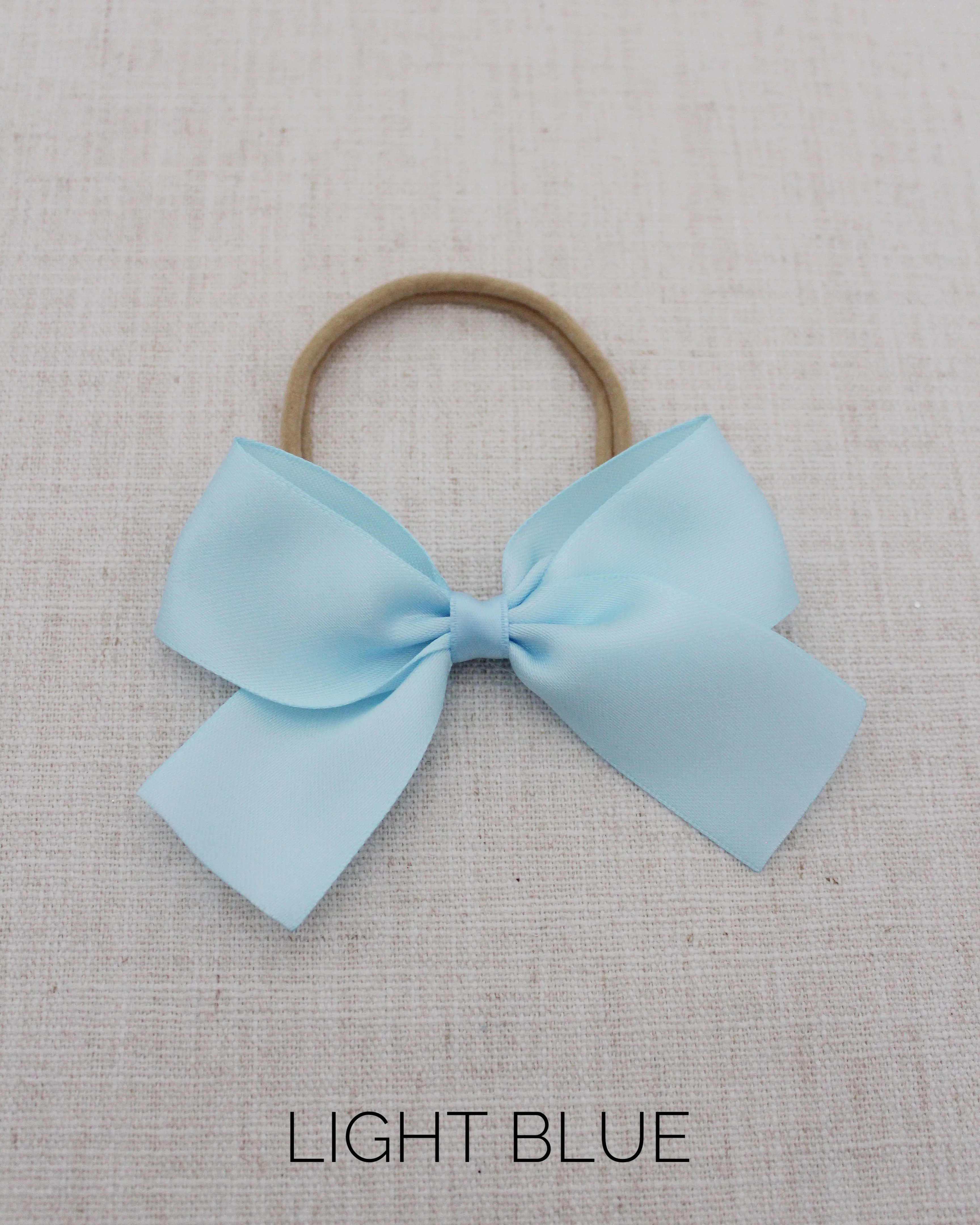 Satin Bow Hair Clips for Girls