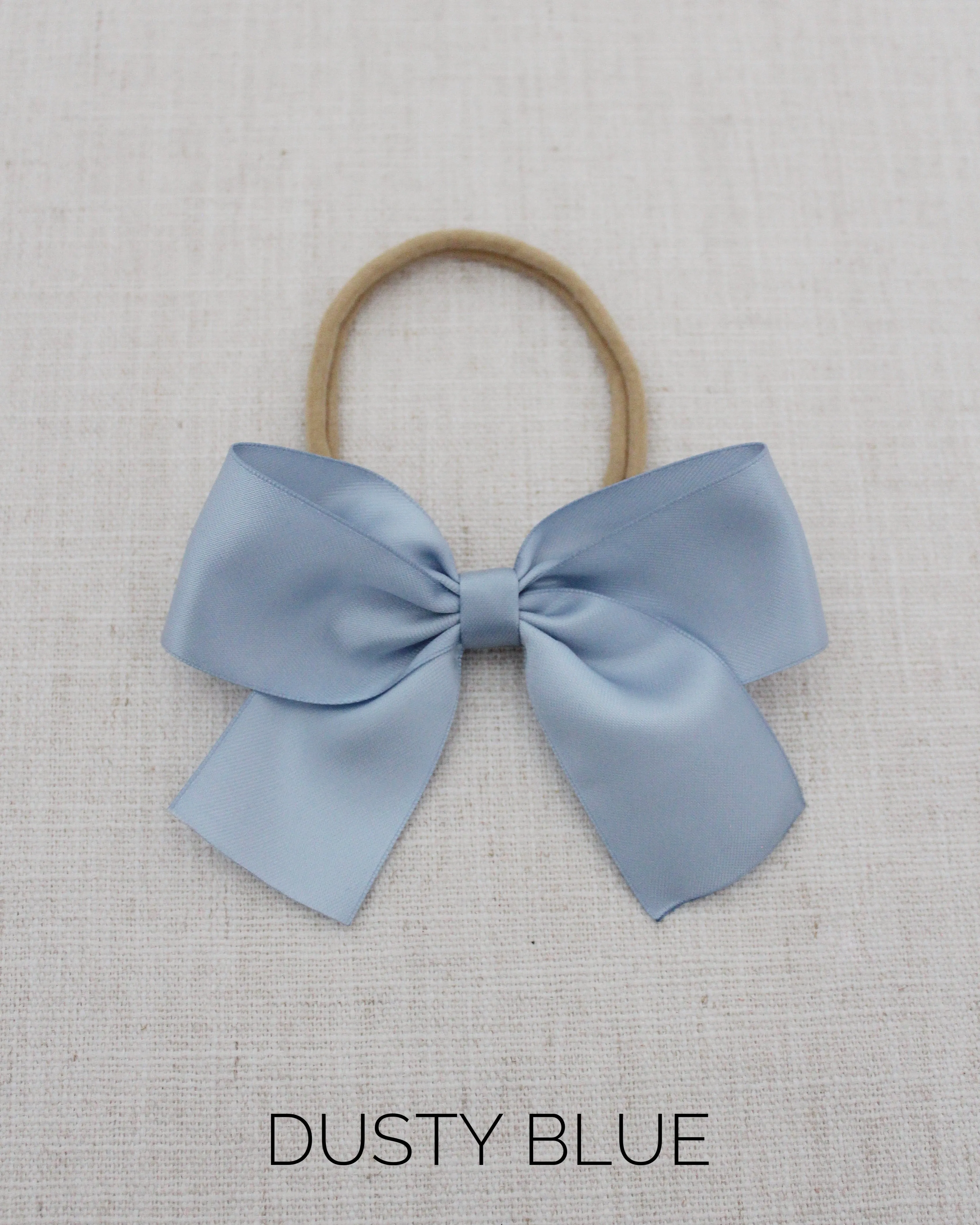 Satin Bow Hair Clips for Girls