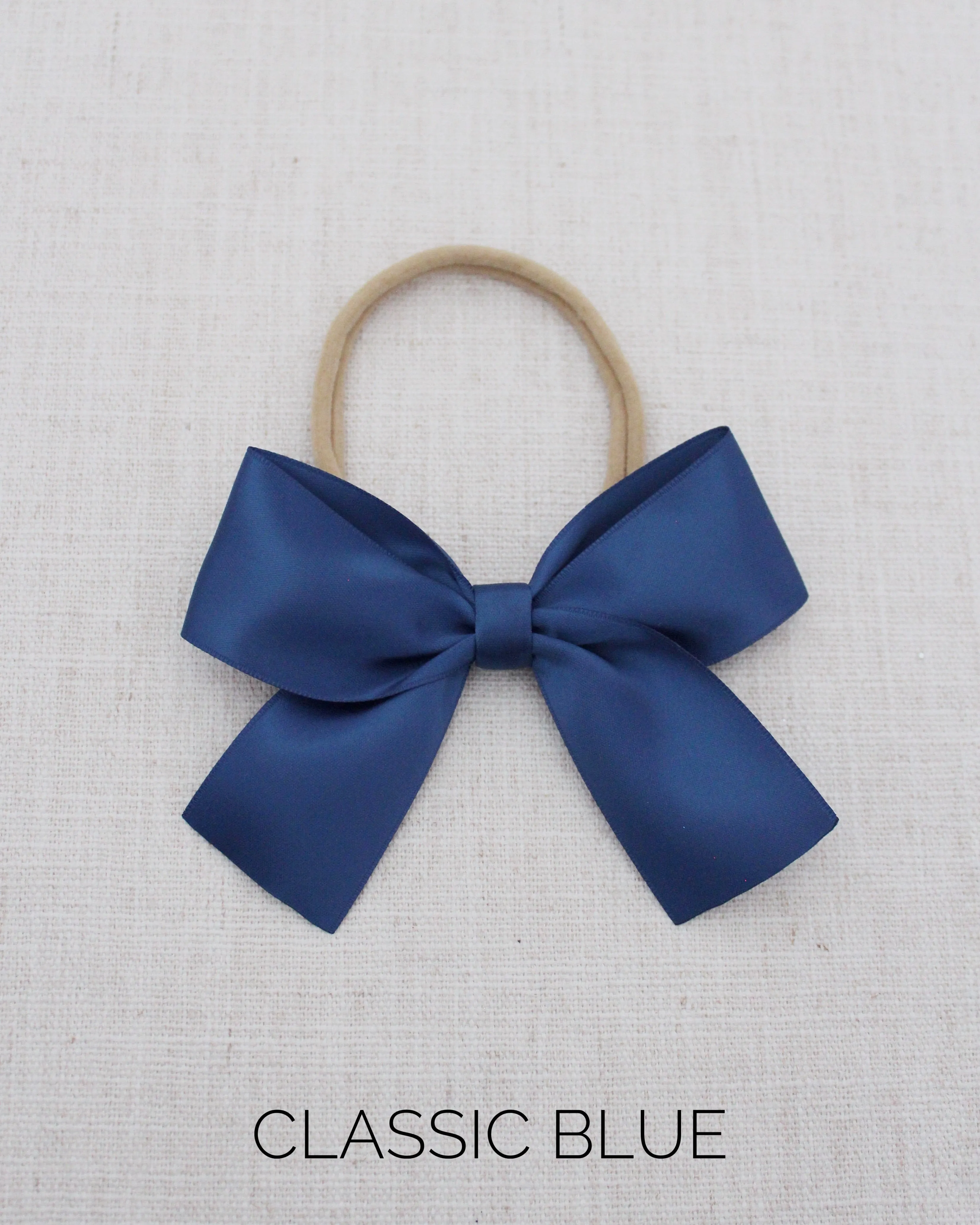 Satin Bow Hair Clips for Girls