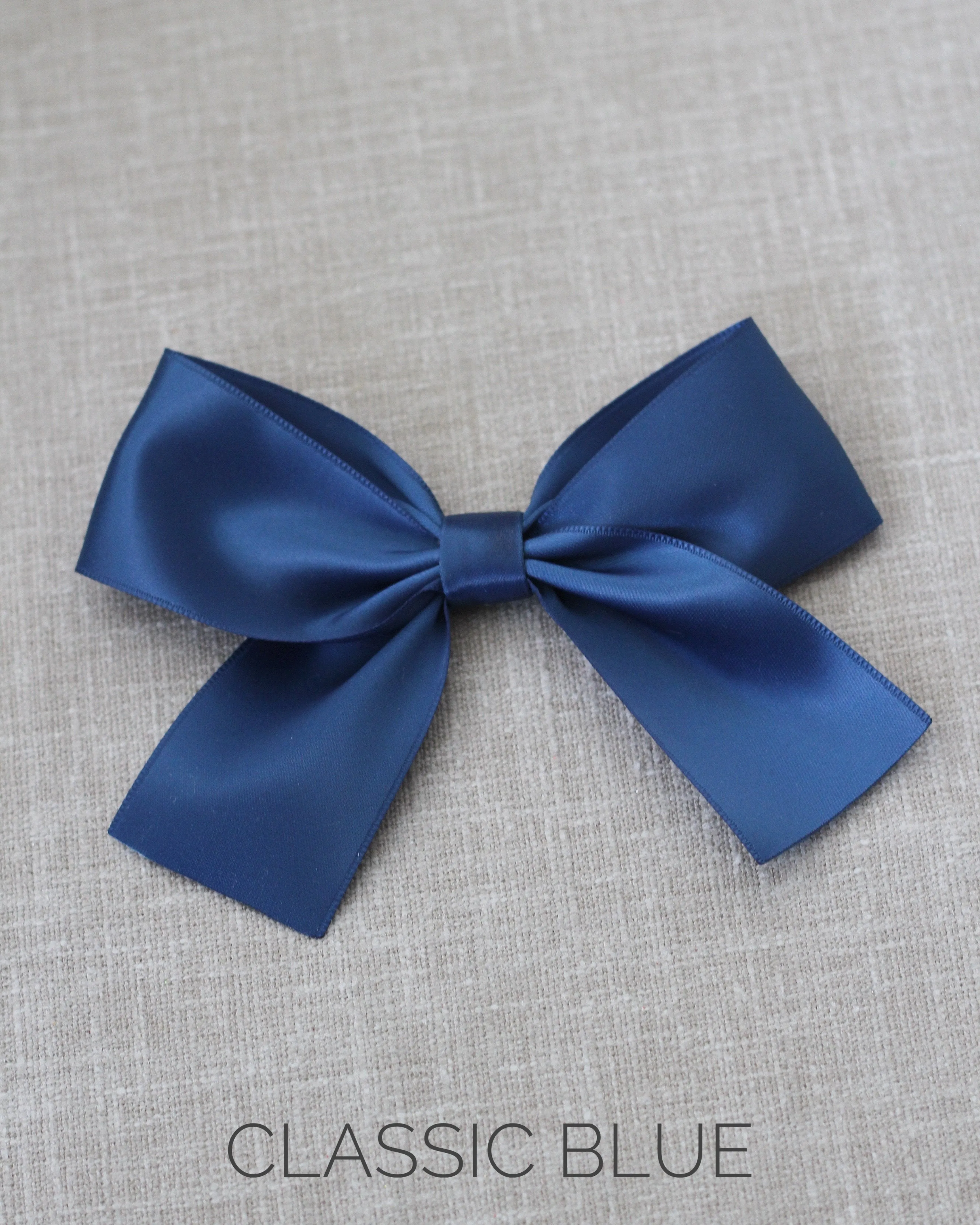 Satin Bow Hair Clips for Girls