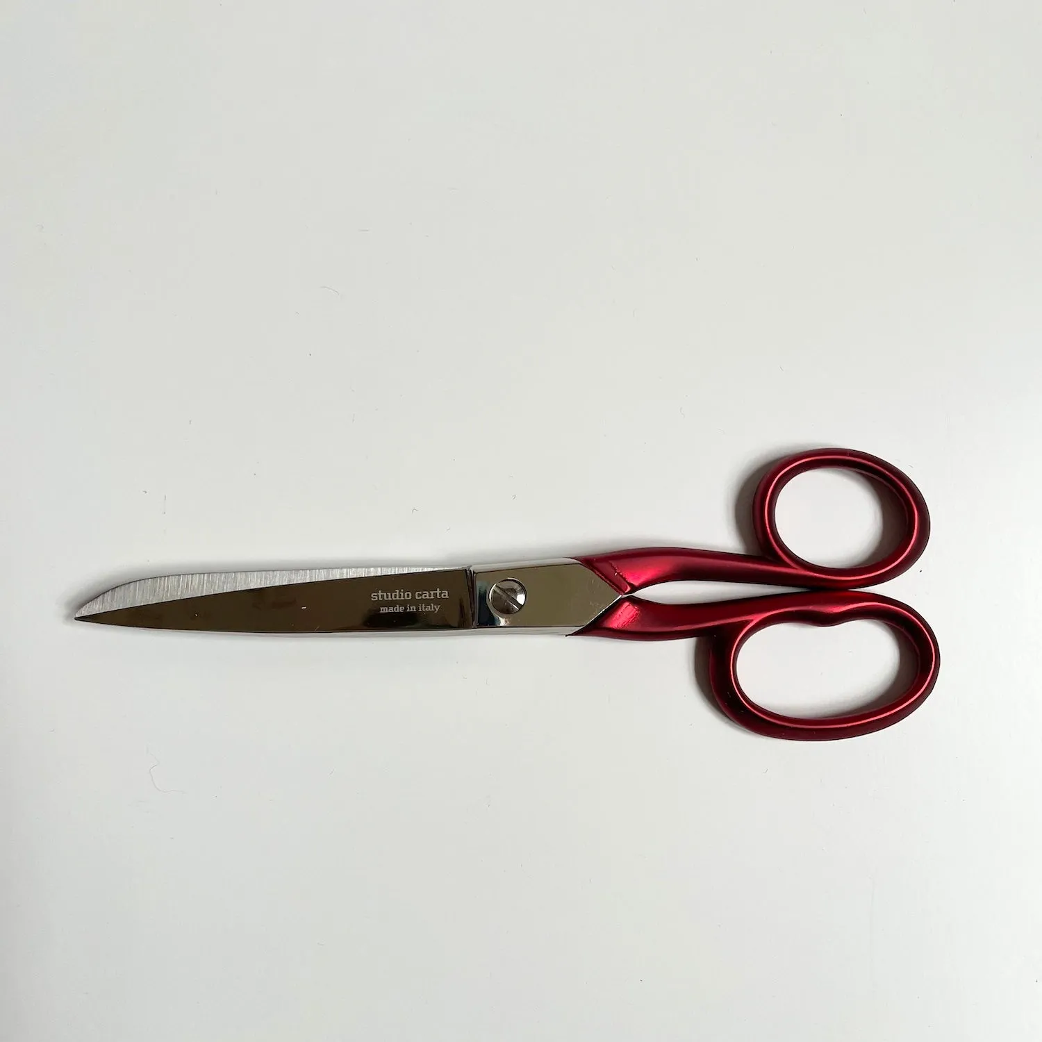 Scarlet Handled Scissors - Large : Studio Carta