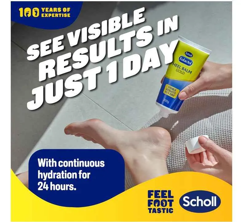 Scholl Eulactol Heel Balm Gold 200g