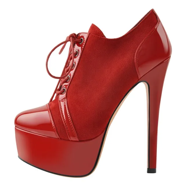 Sexy High Heel Platform Ankle Booties Stilettos Nightclub Pumps