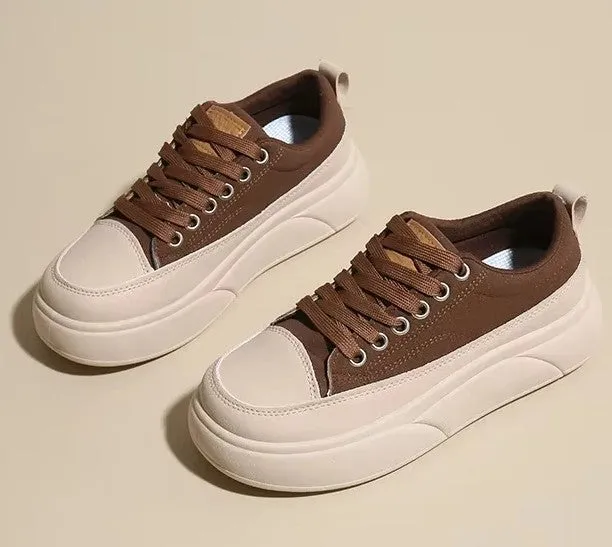 SH386 - Casual Lightweight Chunky Flat Shoes