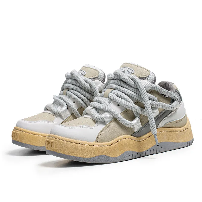 Simple Solid Color Casual Shoes
