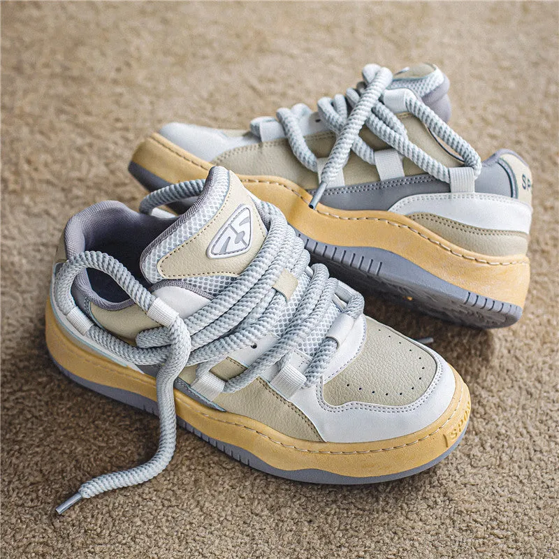 Simple Solid Color Casual Shoes
