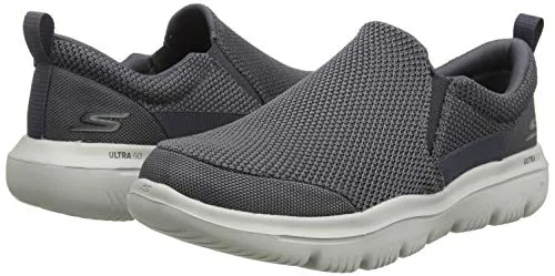 Skechers Men's GO Walk Evolution Ultra-Impeccable Sneaker, Charcoal, 6.5