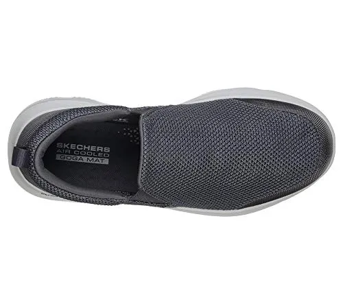 Skechers Men's GO Walk Evolution Ultra-Impeccable Sneaker, Charcoal, 6.5
