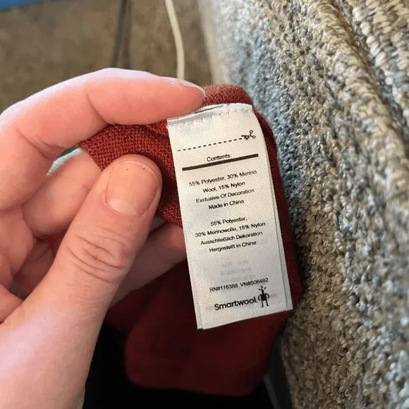 Smartwool Shadow Pine Colorblock Lightweight Sweater - Size M