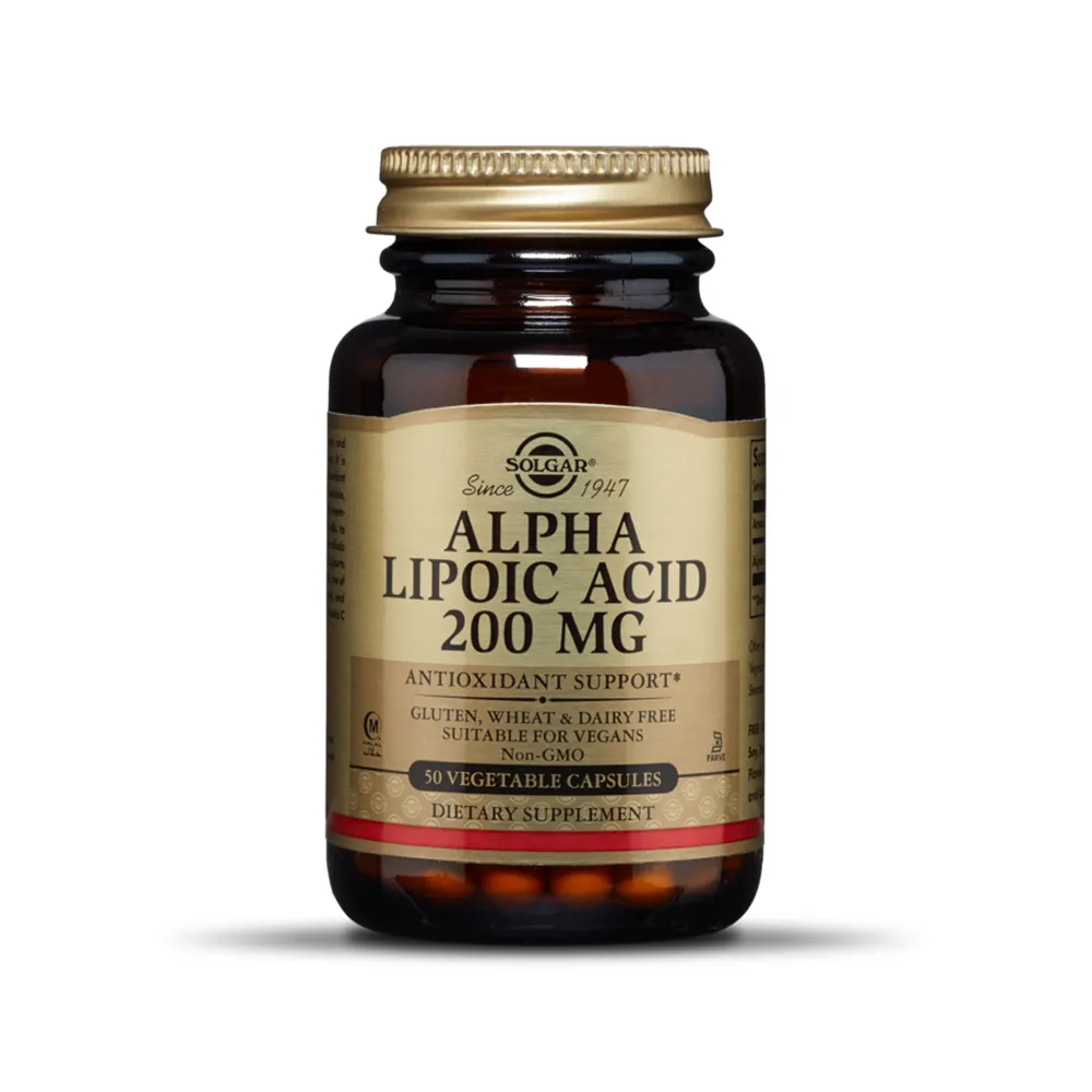 Solgar Alpha Lipoic Acid 200mg 50 capsules