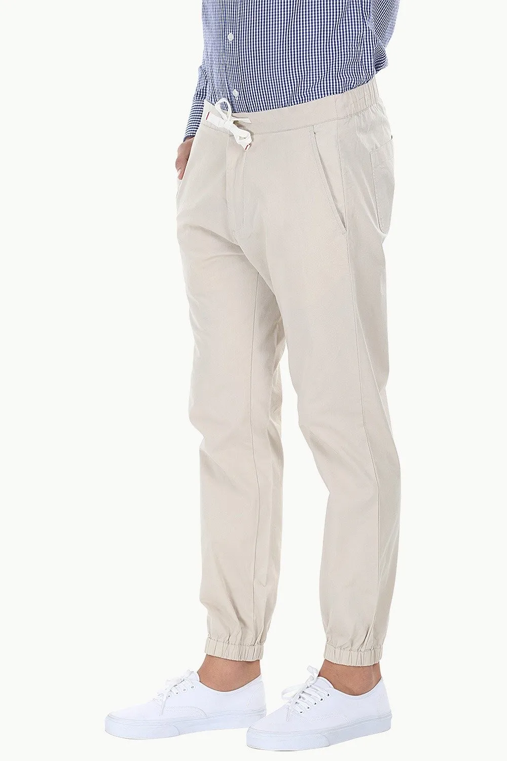 Solid Lightweight Twill Sweatpants