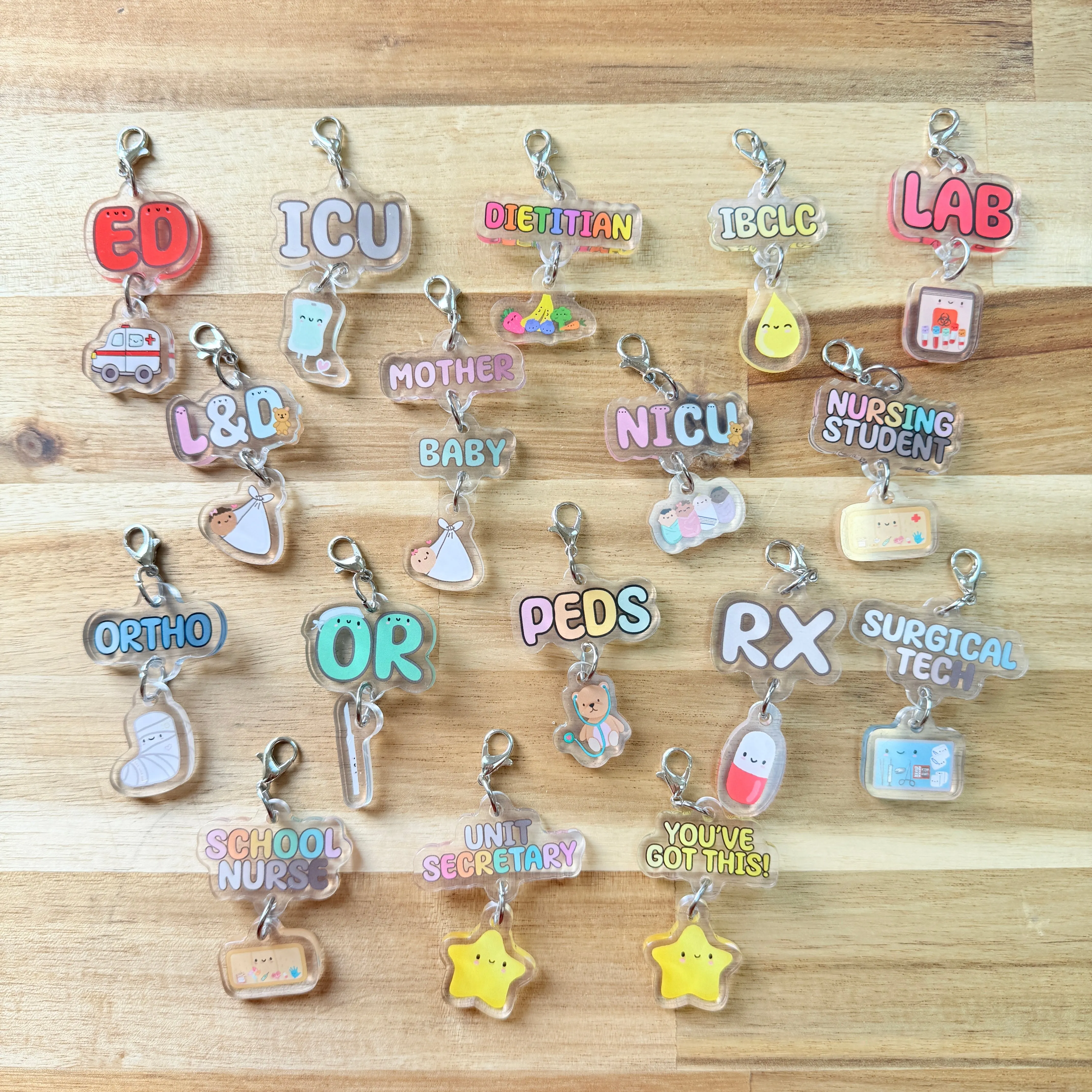 SPECIALTY CHARMS: choose one